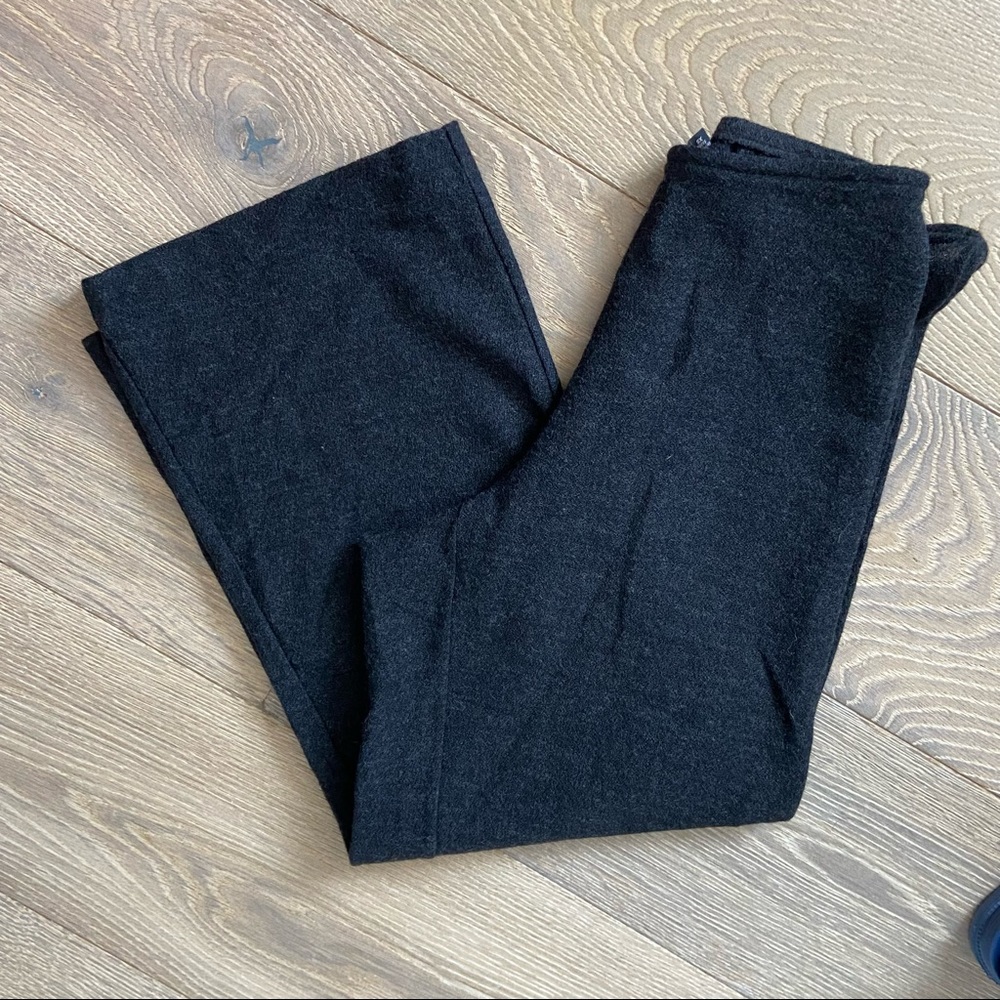 Eileen Fisher | Gray High Waisted Wide Leg Pants SX